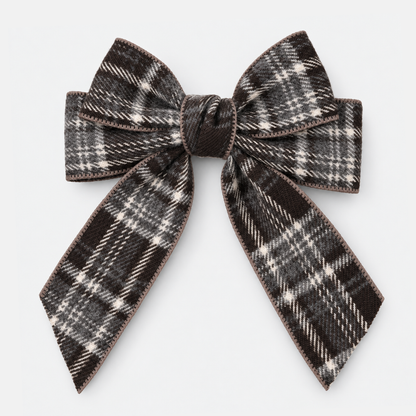 Charlotte Tartan Bow Hair Clip